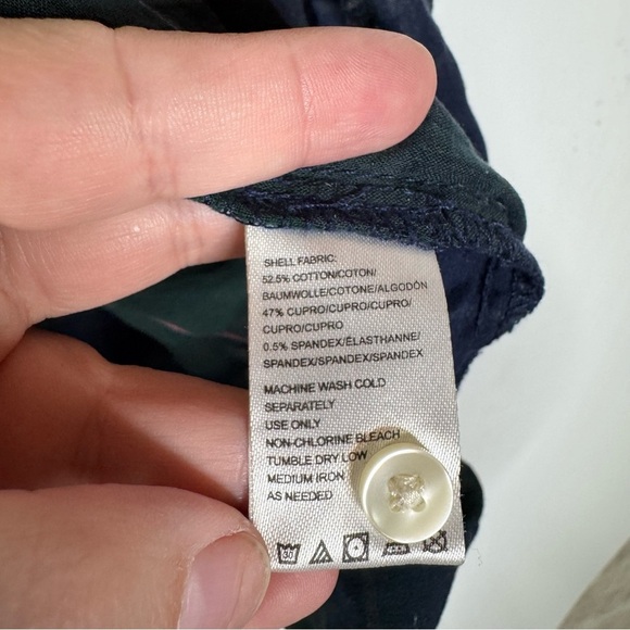 Isabella Sinclair High Neck Plaid Tank Top Size Medium - Picture 4 of 5